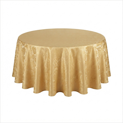 ../frankl24shop/tischdecke rund 2,90 m gold mit muster
